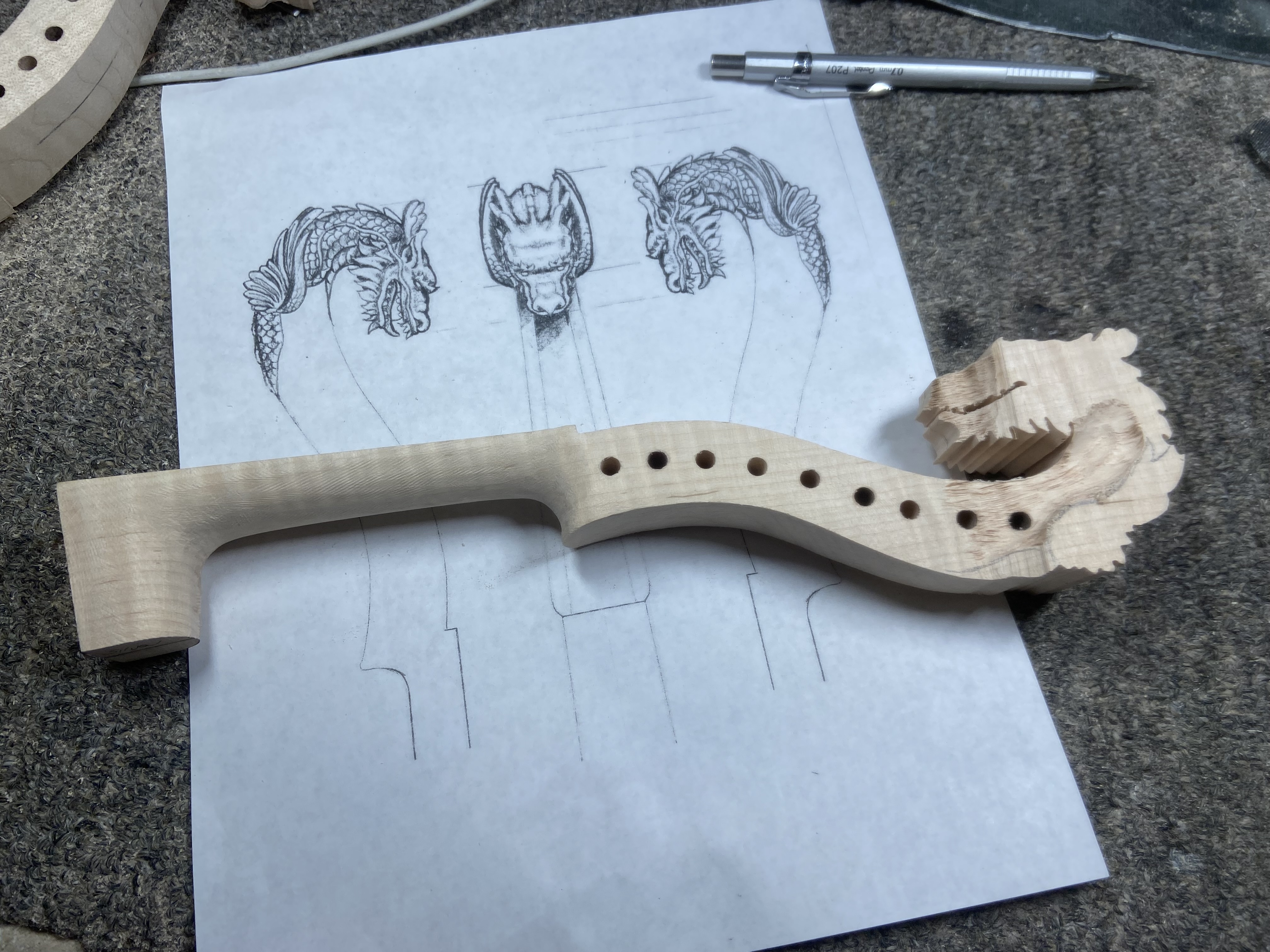 dragon rough shape